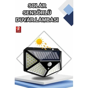 Bahçe Lambası Bahçe Aydınlatma Sensörlü Suya Dayanıklı 100 Led