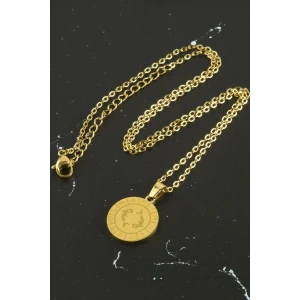 Balık Burcu Çelik Kolye