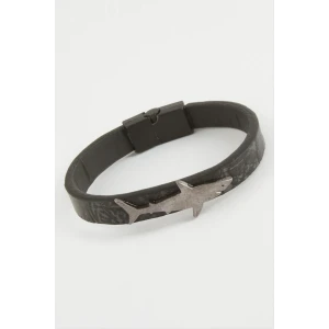 Balık Kaliteli Mıknatıslı Suni Deri Bileklik