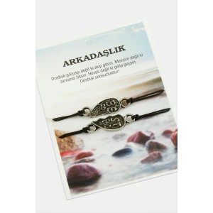 Best Friends Arkadaş Deri Bileklik