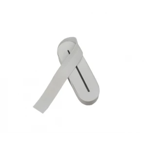Beyaz - 4cm Paça Lastik Yassı Geniş 10mt