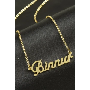 Binnur isimli kolye (Kişiye Özel)