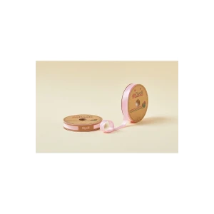 Biye Saten Katlı 007 Pembe 2 cm 25 Metre %100 Polyester