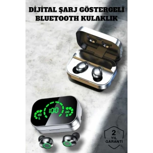 Bluetooth Kulaklık Çift Telefon Desteği Ve Suya Dayanıklı Powerbankli