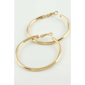 Boru Kalın Halka Küpe 4,5 cm