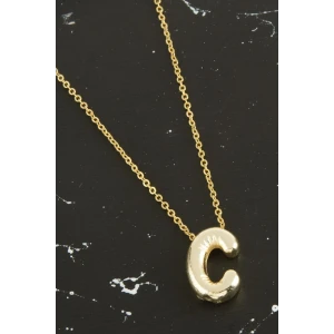 C Harfli Balon Kolye