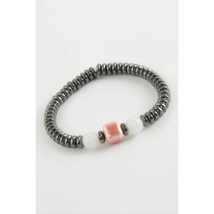 Cam & Hematit Doğaltaş Bileklik