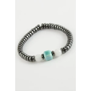 Cam & Hematit Doğaltaş Bileklik