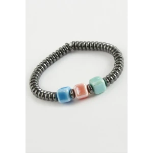 Cam & Hematit Doğaltaş Bileklik