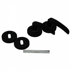 Çelikel Eriş-10 Amerikan Oda Kapı Kolu Siyah