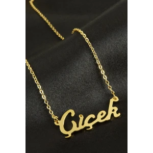 Çiçek isimli kolye (Kişiye Özel)