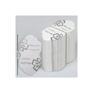 Çiçekli Kolye Kartı