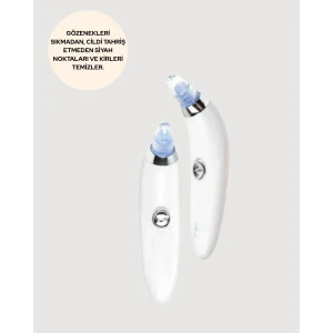 Cilt Dostu Vakumlu Siyah Nokta Temizleyici – Siyah Nokta, Yağ ve Makyaj Kalıntılarına Karşı