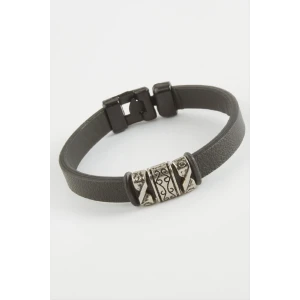 Çini Desenli Kaliteli Suni Deri Bileklik