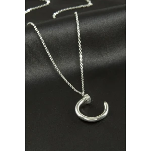 Çivi Lüks Çelik Kolye