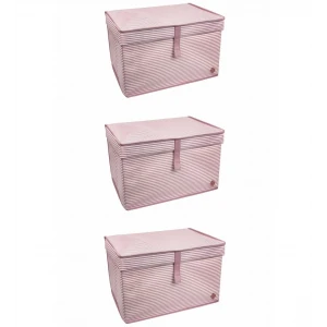 Çok Amaçlı Düzenleyici Kutu Organizer Cırt Cırtlı Hurç Mega Plus Boy 40cm X 30cm X 70cm (3 Adet)