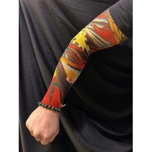 Çorap Dövme Giyilebilir Kol Bacak Dövmesi Likralı 2 Adet Model 25 (4887)