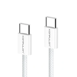 DC82 1M 60W Type-C to Type-C PD Hızlı Şarj Kablo - Beyaz