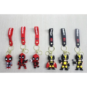 Deadpool Wolverine Silikon Anahtarlık
