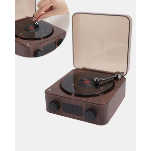 Dekoratif Gece Işıklı Bluetooth Hoparlör – Saatli Tasarım