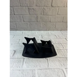Dekoratif Siyah İkili Gamepad Standı 7x18 cm