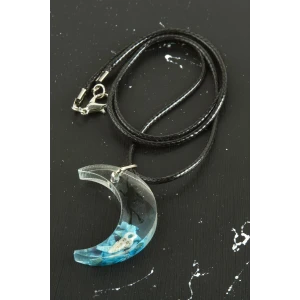 Deniz Kızı Hilal Epoksi Kolye