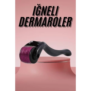 Derma Roller Titanyum Uçlu 540 İğneli 1 Mm Saç Sakal Çıkarma Ve Cilt Bakım Masaj Aleti