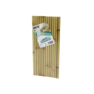 D.GEN  DÜZ KANALLI  ÇİFT TARAF=DÜZ - KANALLI AHŞAP BAMBU SERVİS SUNUM TAHTASI  17 X 39 X 1.5CM (4887)