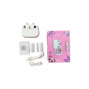 Dijital Hd Video Kamera Çocuk Fotoğraf Makinesi  Anlık Termal Rulo