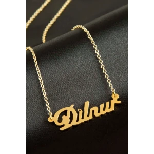 Dilnur İsimli Kolye (Kişiye Özel)