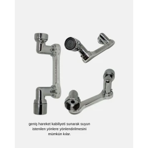 Dönebilir Musluk Başlığı – Lavabo Temizliği ve El-Yüz Yıkamada Maksimum Rahatlık