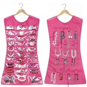 Elbise Şeklinde Takı Organizeri - Pembe