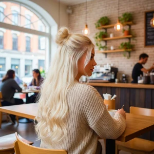 Fiber Sentetik Kabarık Dalgalı 8 Parça Çıt Çıt - Platin