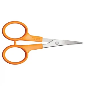 Fiskars 9808 M204 Kavisli Nakış Aplike Makası No: 4 inç / 10 cm - Paslanmaz Çelik