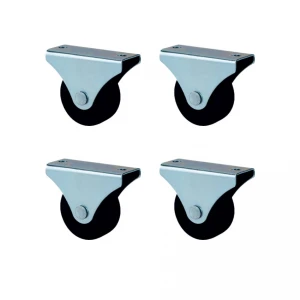 Furç Sabit Teker - 56MM - Siyah HKS231 - 4 Adet