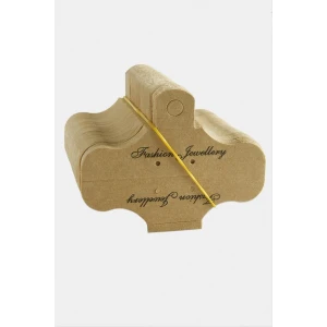 Geçirmeli Kraft Kolye Kartı 200 Adet