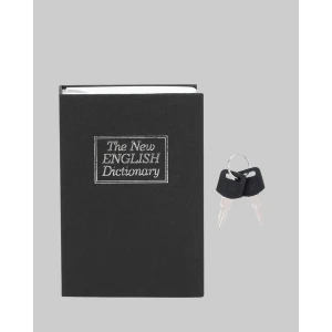 Gizli Kitap Kasa – Metal Gövdeli, Anahtarlı