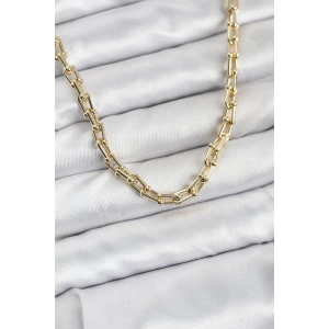 ietaks™ Gold Renk Pirinç Tifani Model Kadın Kolye