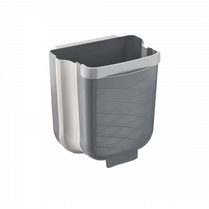 GRİ KATLANABİLİR MUTFAK ÇÖP KOVASI 6LT (4887)