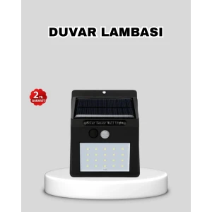 Güneş Enerjili 20 Led Hareket Sensörlü Lamba – Ip65 Su Geçirmez Dış Mekan Aydınlatma