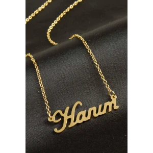 Hanım isimli kolye (Kişiye Özel)