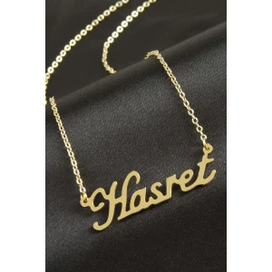 Hasret isimli kolye (Kişiye Özel)