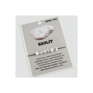 Havlit Doğaltaşlı İp Bileklik