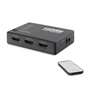 Hdmi Switch Kumandalı 5 In 1 Out - Siyah HDX1272