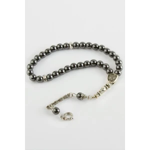 Hematit Görünümlü Metal Tesbih 8 mm