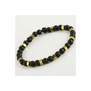 Hematit & Mat Onix Doğaltaş Bileklik