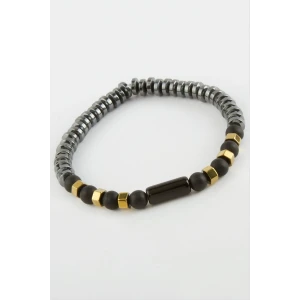 Hematit Onix Doğaltaş Bileklik