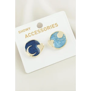 Hilal Güneş Mineli Trend Küpe