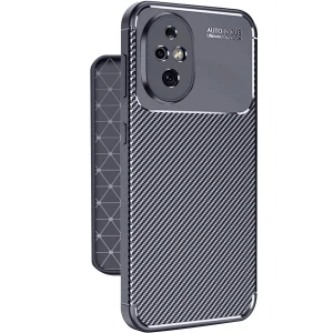 Honor 200 Kılıf Auto Focus Karbon Kapak - Lacivert