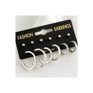 ieg™ 12 Adet Ezme Halka Küpe